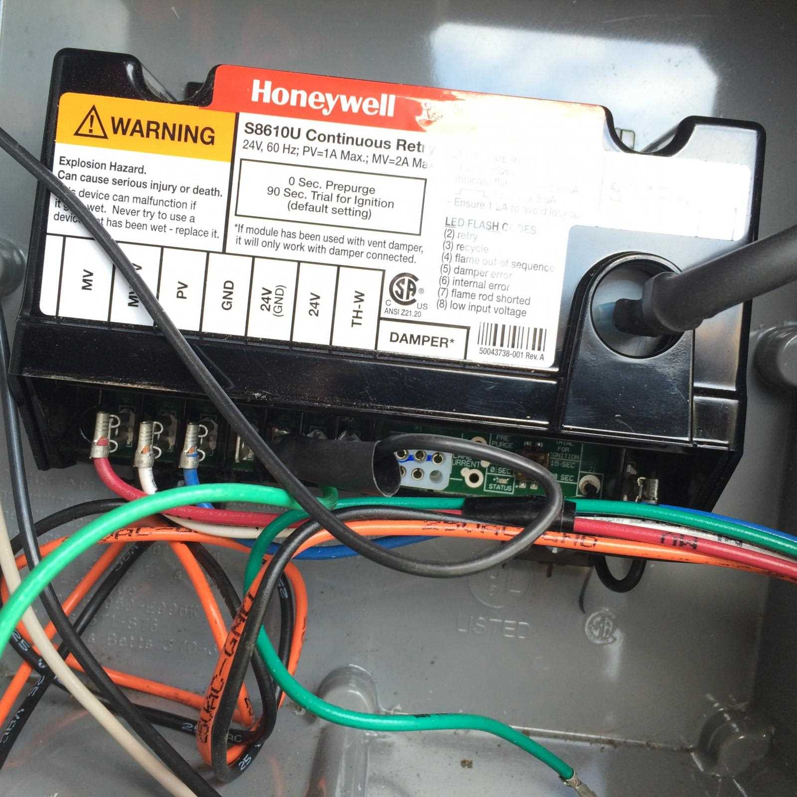 honeywell ignition module wiring diagram