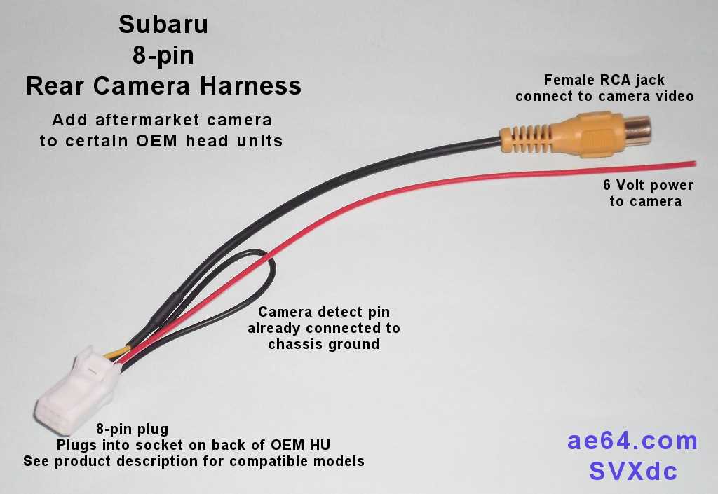 6 pin camera wiring diagram