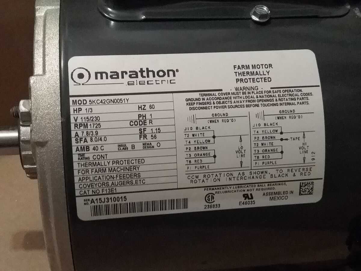 marathon motor wiring diagram