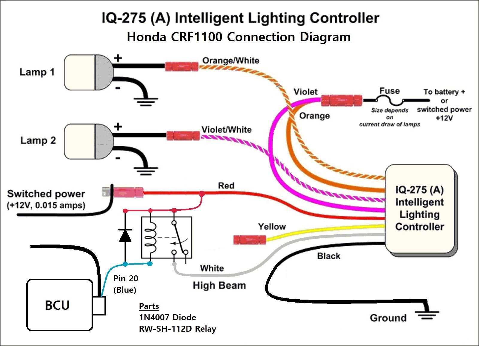 headlight high beam low beam wiring diagram