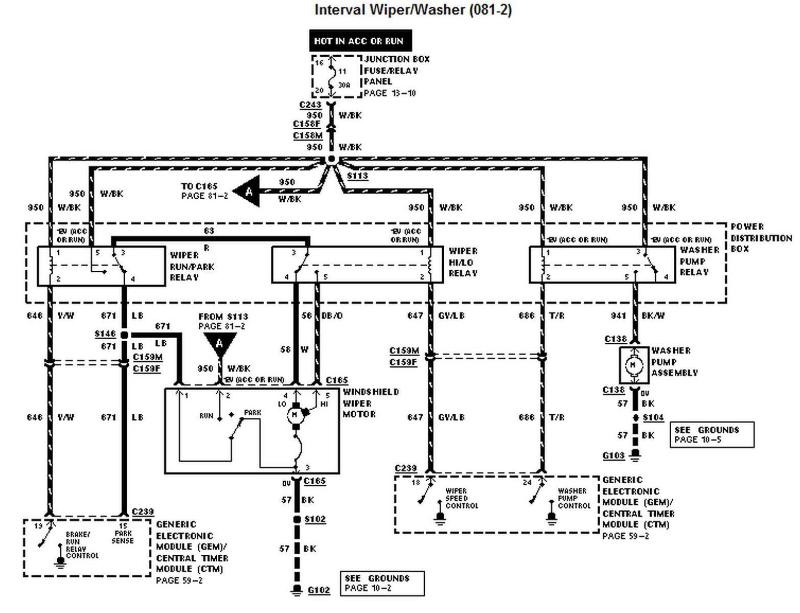 98 ford f150 radio wiring diagram
