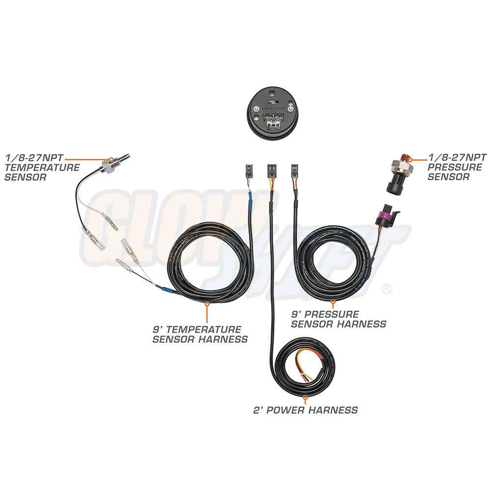 glowshift fuel pressure gauge wiring diagram