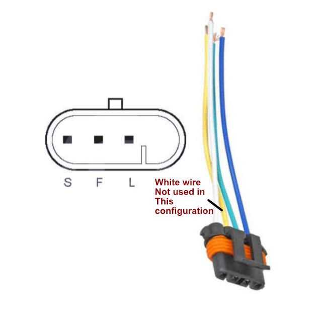 gm alternator wiring diagram 3 wire