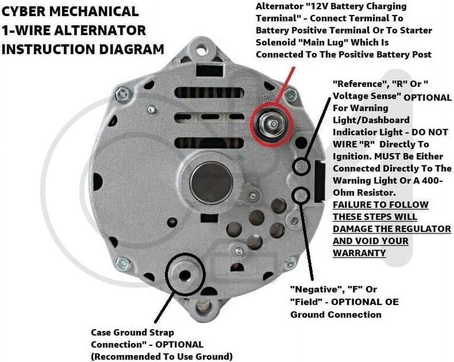 gm one wire alternator wiring diagram