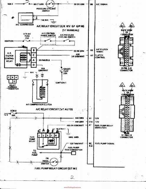 gm wiring harness diagram