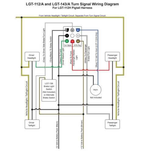 golf cart light wiring diagram
