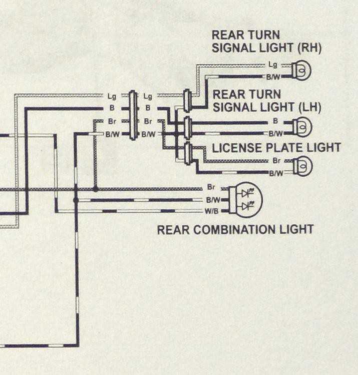 brake and tail light wiring diagram