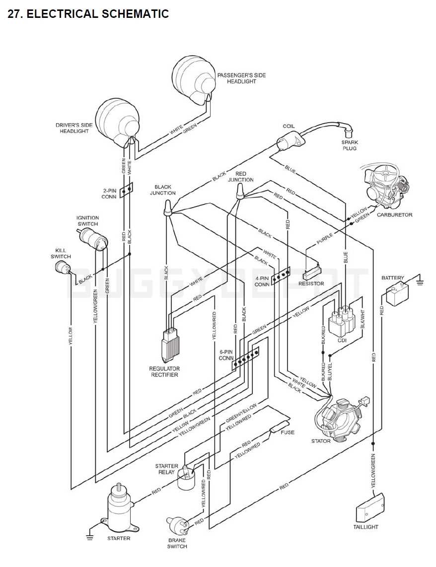 gy6 50cc scooter wiring diagram