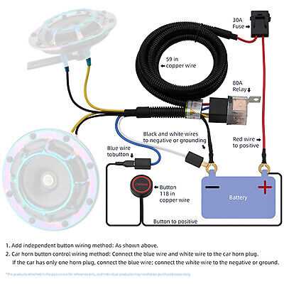 train horn wiring diagram with relay