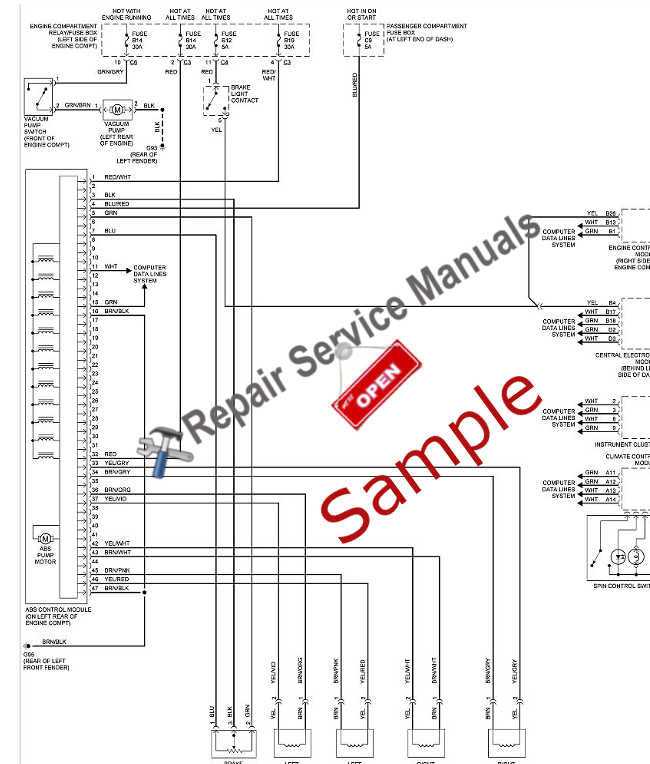 1987 jeep entire wiring diagram