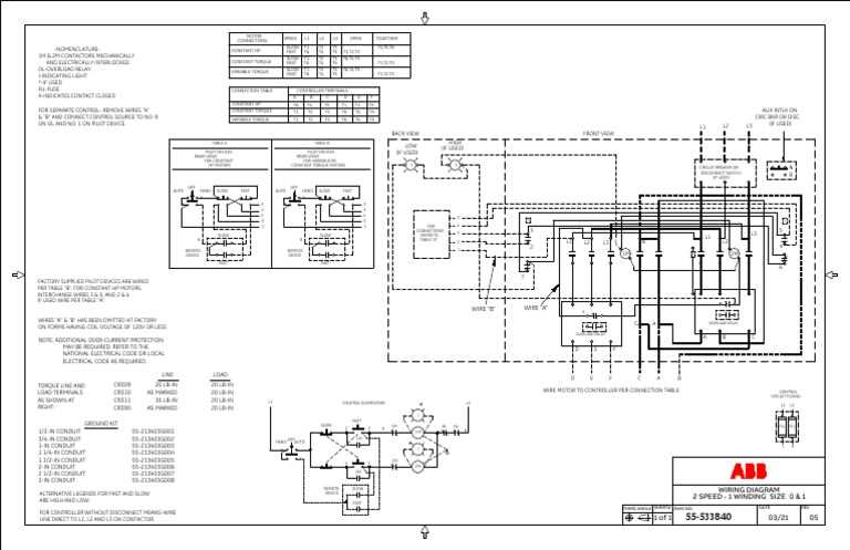 2 speed motor wiring diagram