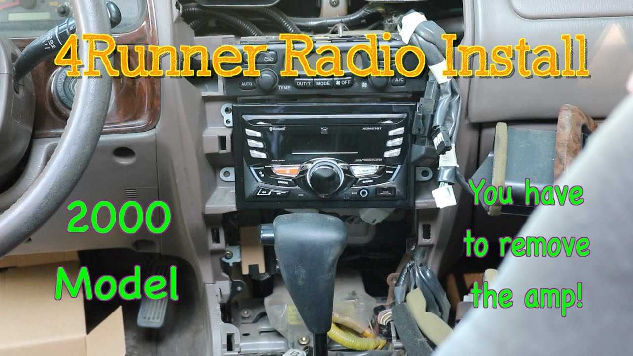 5th gen 4runner stereo wiring diagram