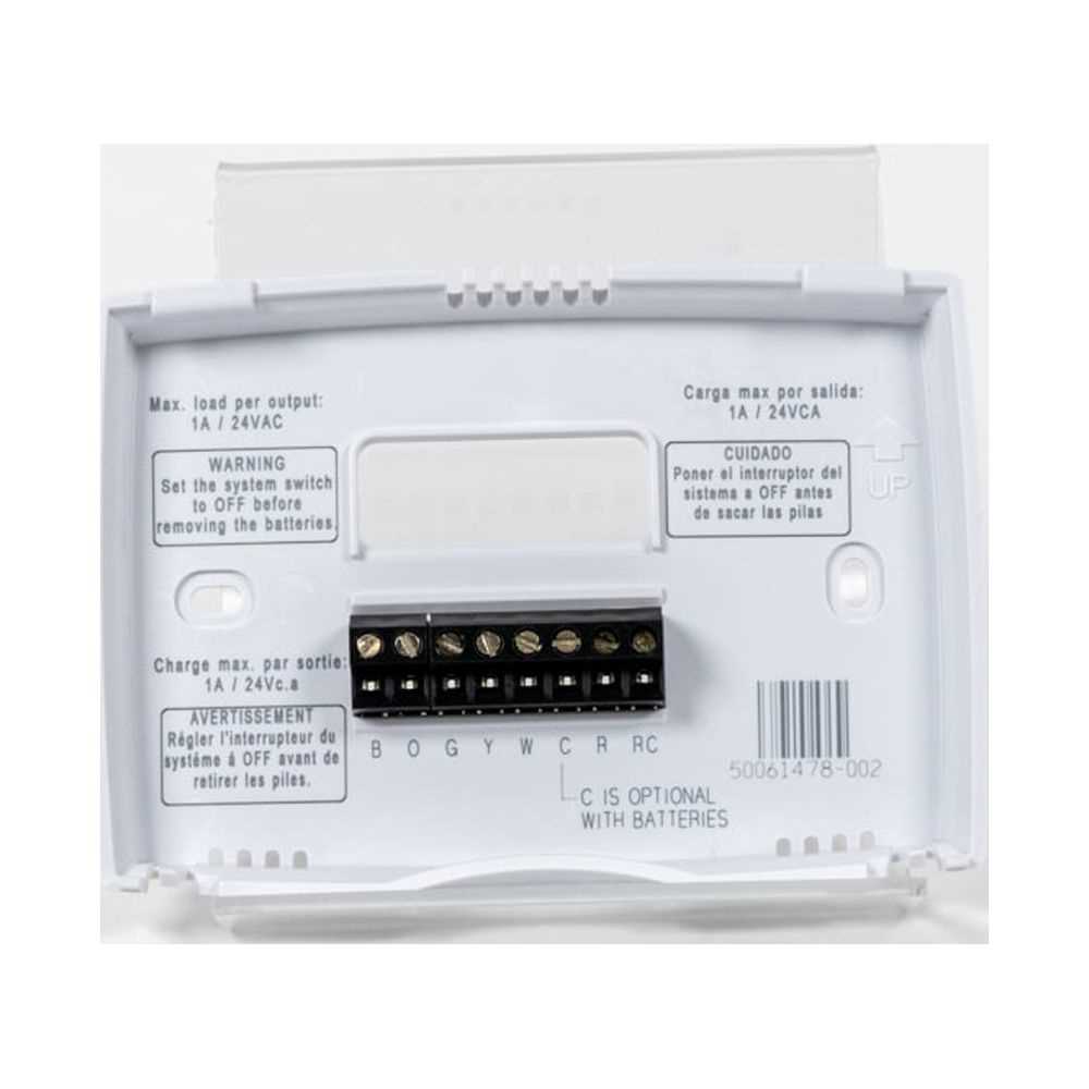 honeywell t3 thermostat wiring diagram