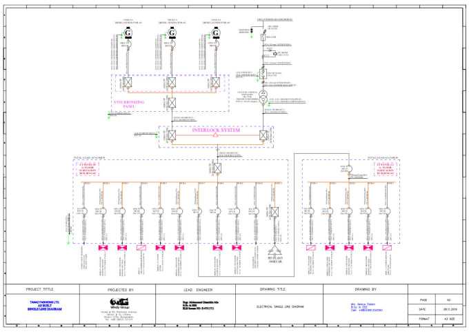 house wiring single line diagram