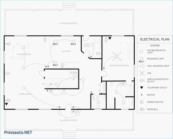 house wiring single line diagram