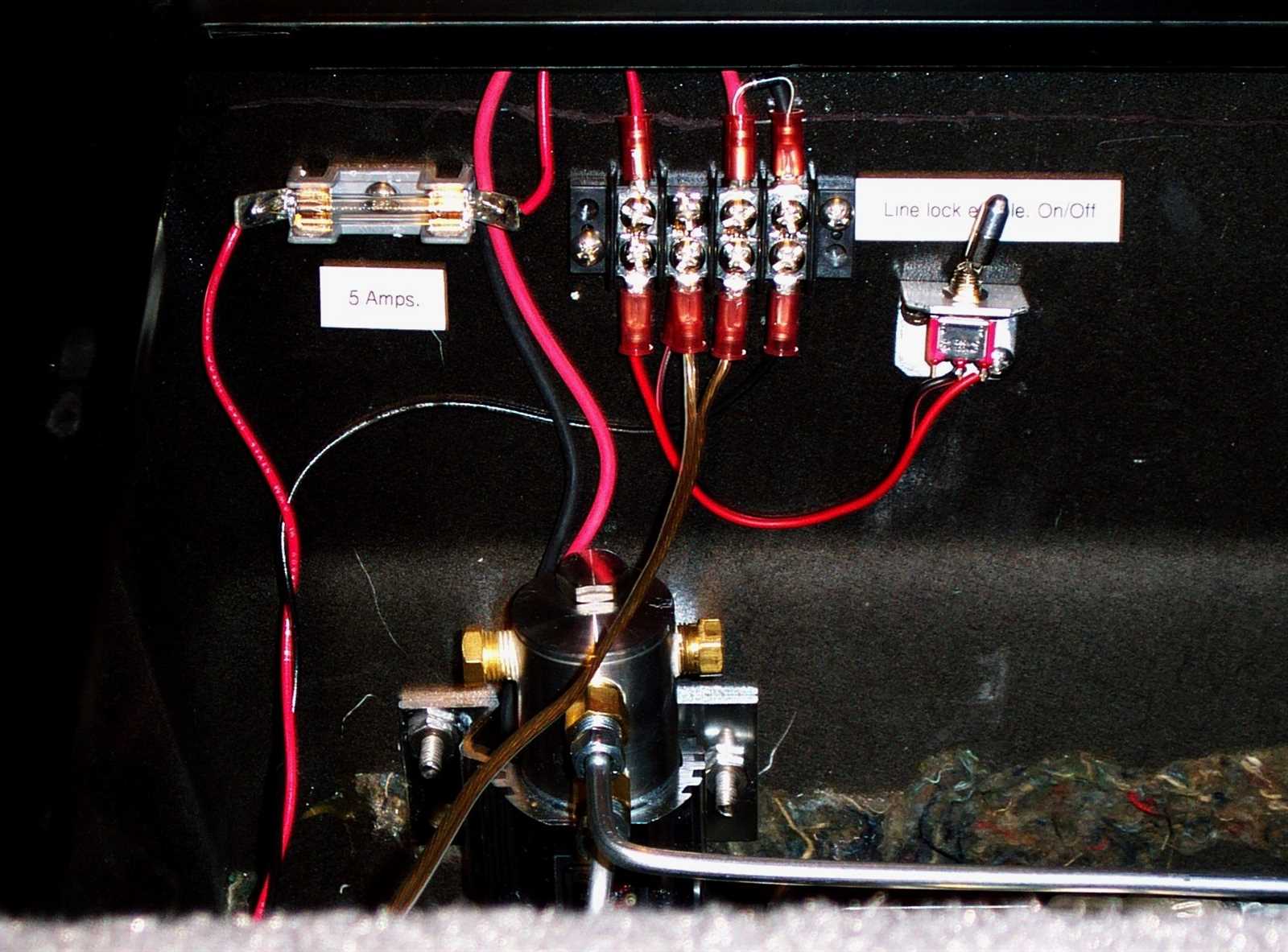 hurst line lock wiring diagram