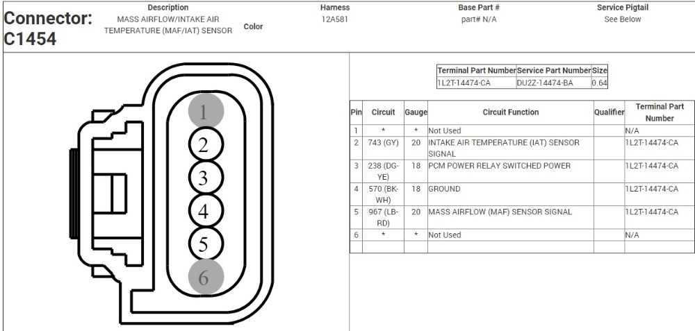 intake air temperature sensor wiring diagram