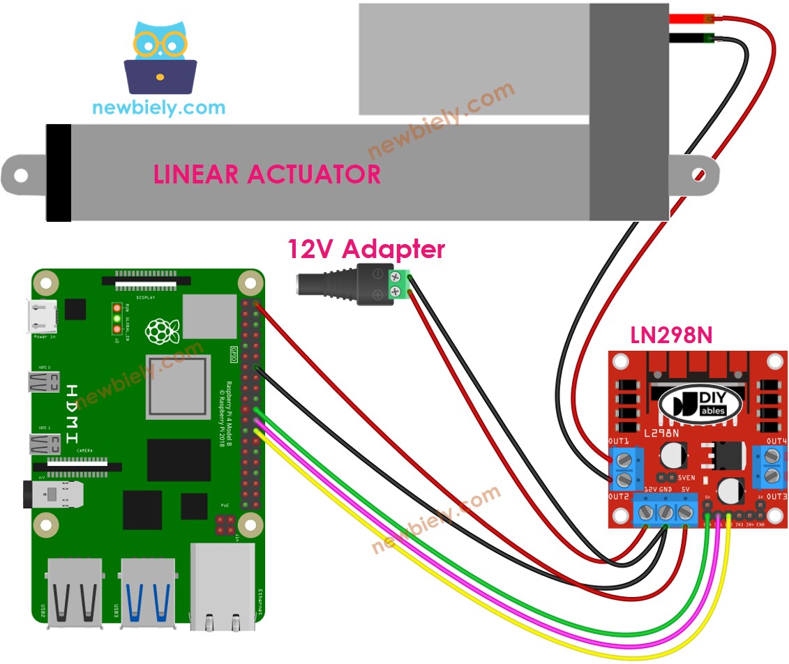 4 wire actuator wiring diagram