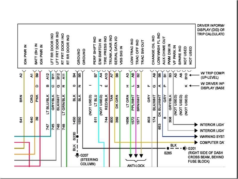 2005 pontiac grand prix radio wiring diagram
