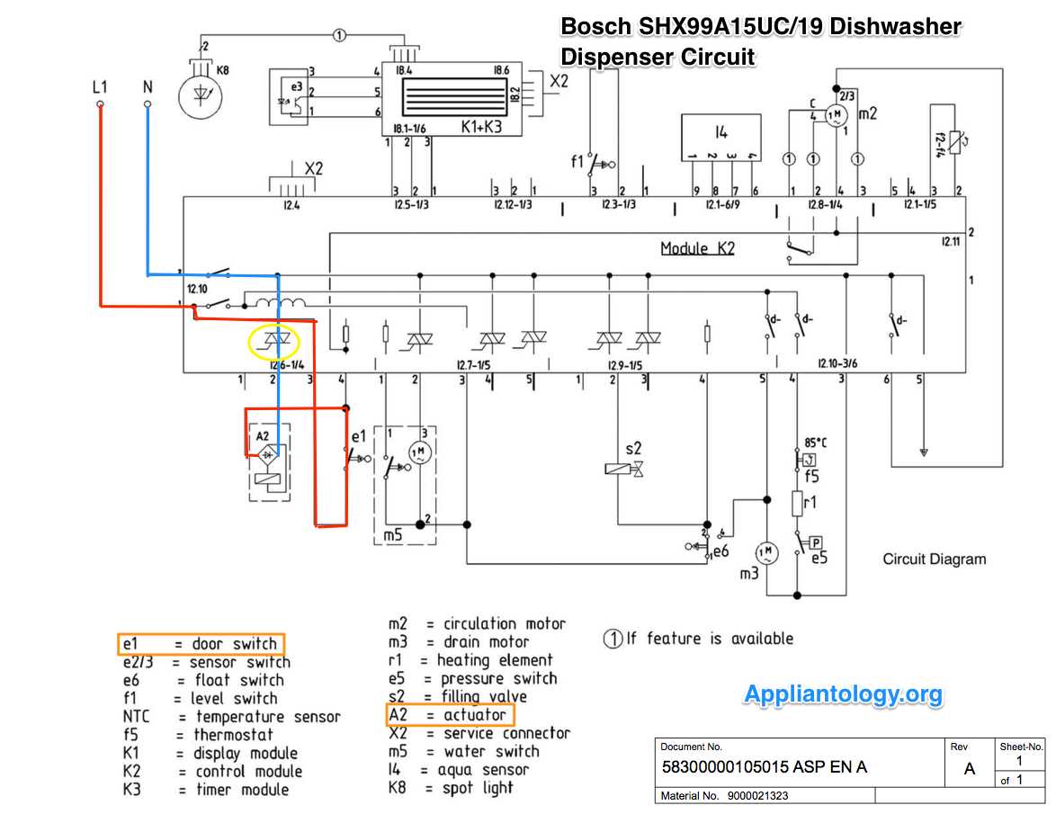 wiring diagram dishwasher