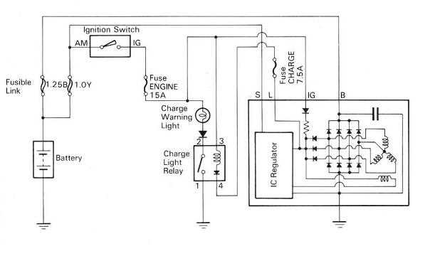 alternator wiring diagram external regulator