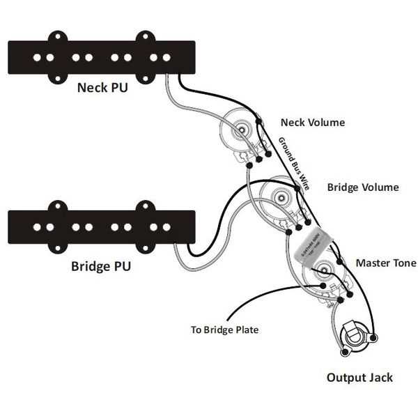 jazz bass wiring diagram