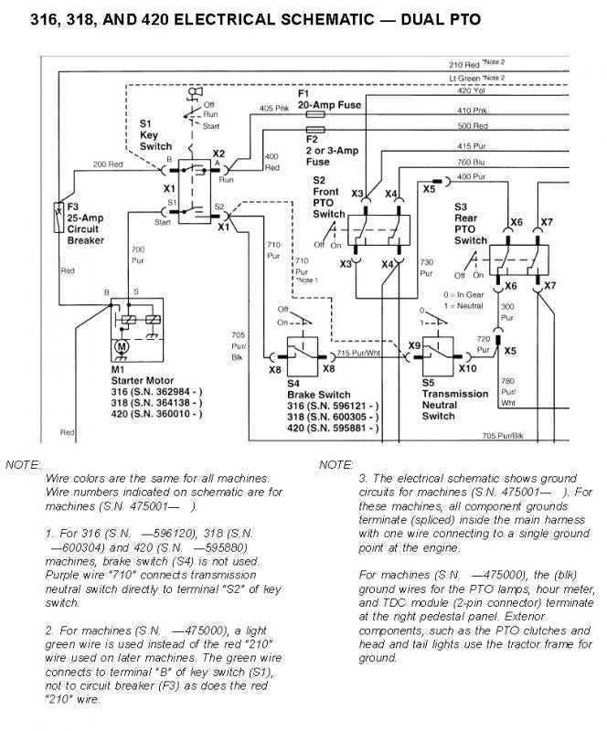 jd 318 wiring diagram