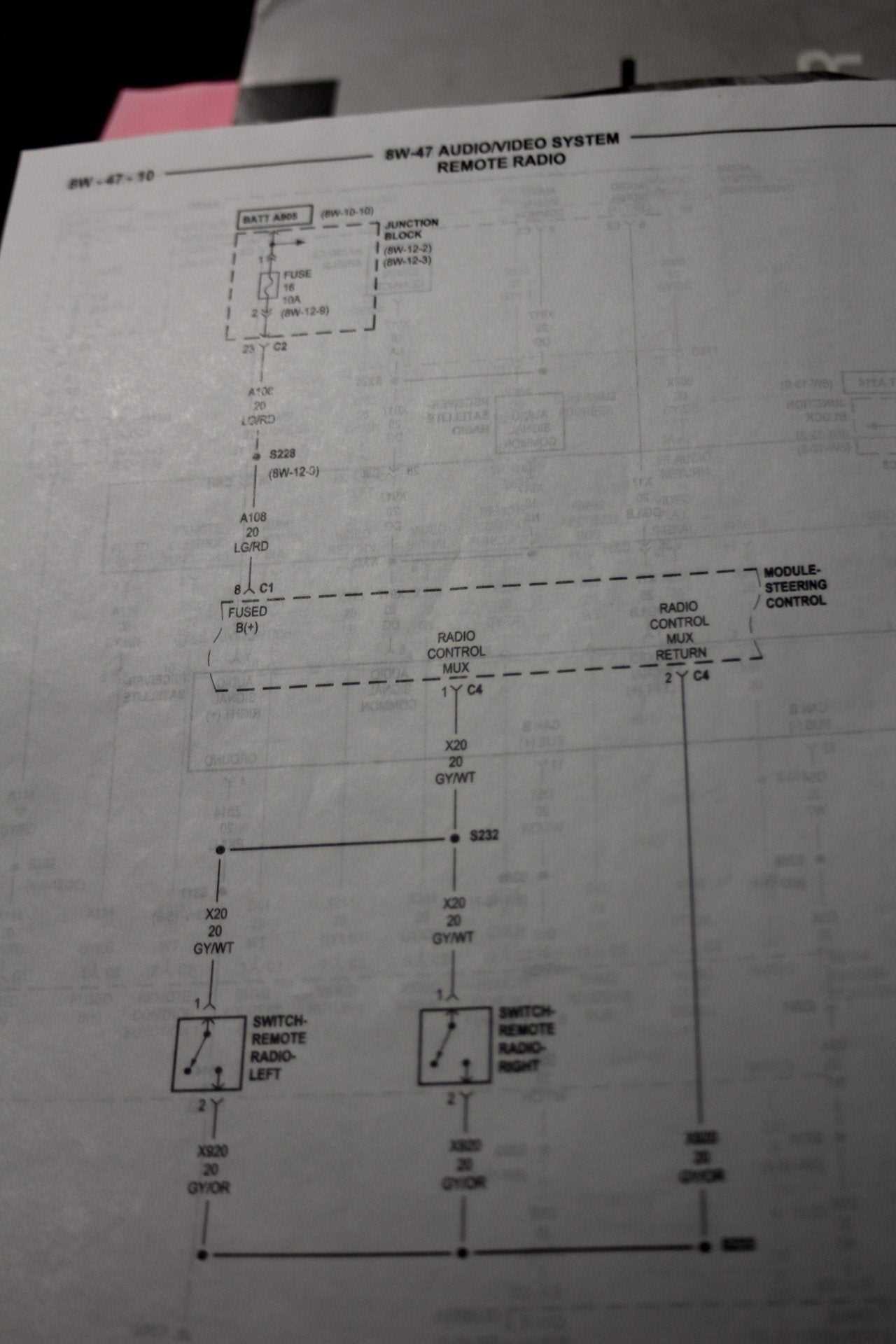 jeep radio wiring diagram