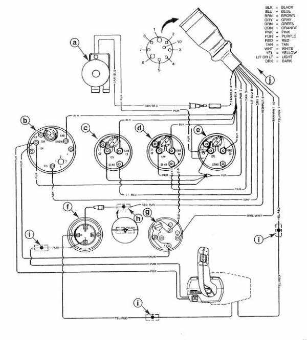 johnson outboard wiring harness diagram