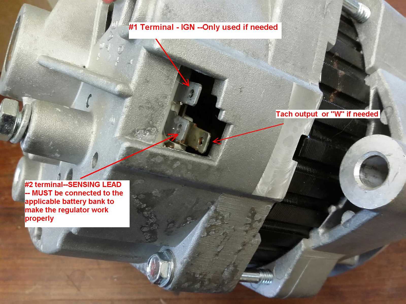 delco 1 wire alternator wiring diagram