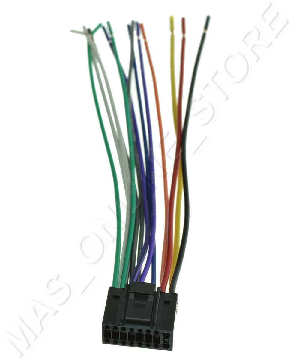 jvc car stereo wiring harness diagram