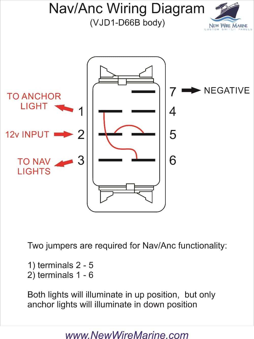 lighted switch wiring diagram