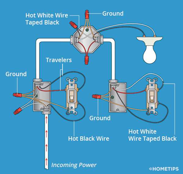 schematic wiring diagram 3 way switch