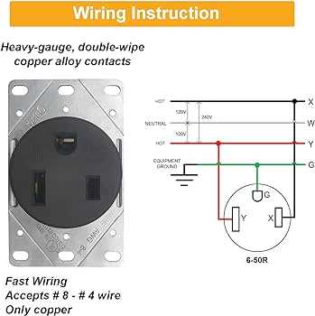 nema 14 50 to 6 50 wiring diagram