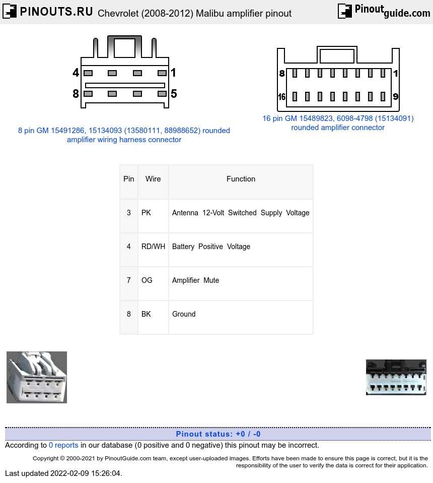 2013 chevy malibu radio wiring diagram