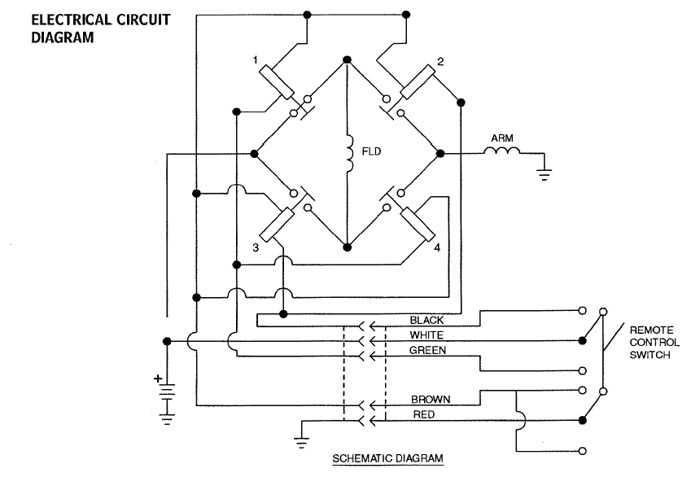 4 wire winch wiring diagram