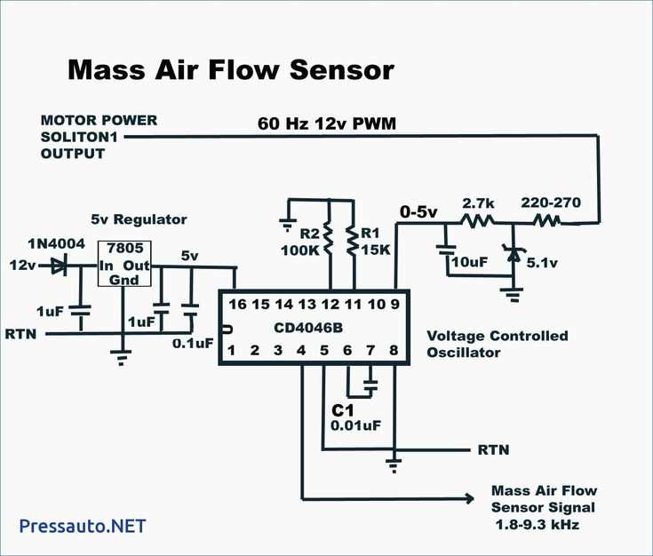 toyota 5 wire maf sensor wiring diagram