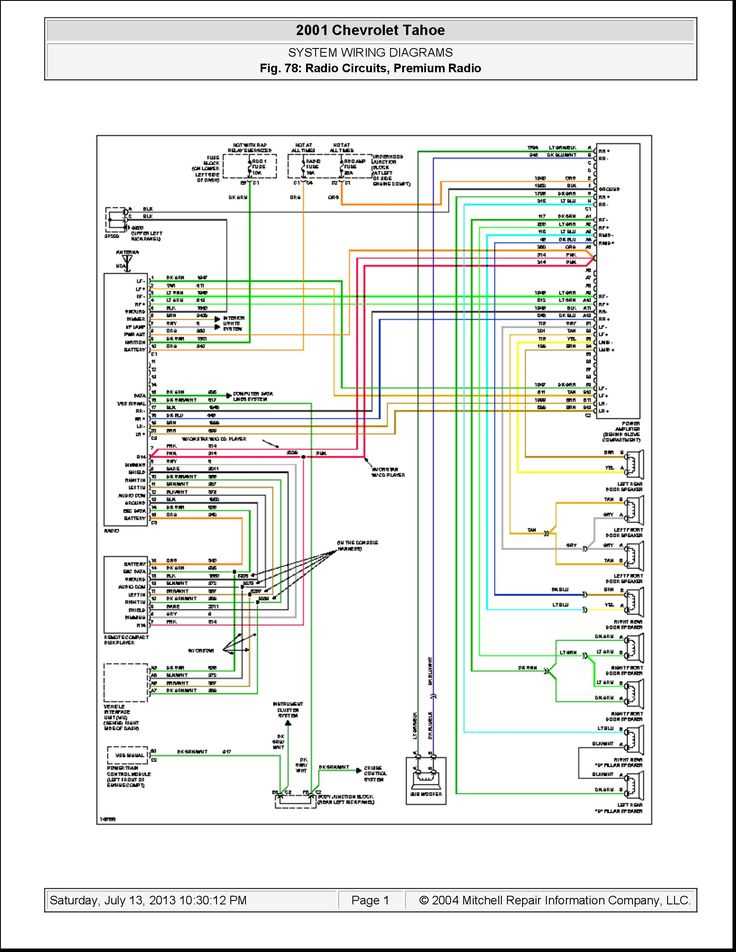 2011 chevy silverado radio wiring diagram