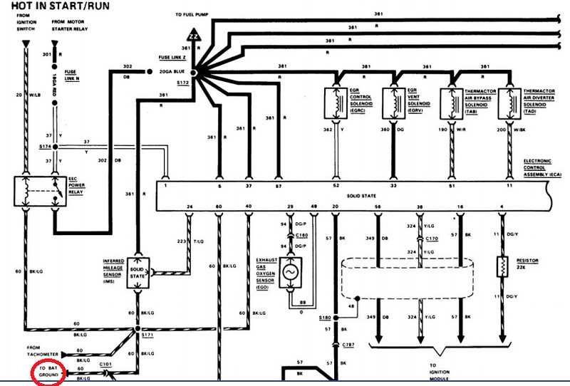 ford fuel pump relay wiring diagram