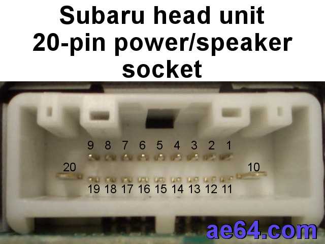 color codes stereo subaru radio wiring diagram