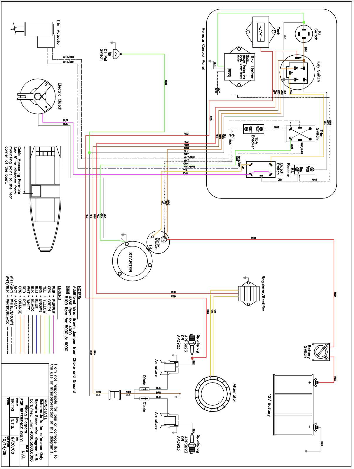 mercruiser tilt and trim switch wiring diagram