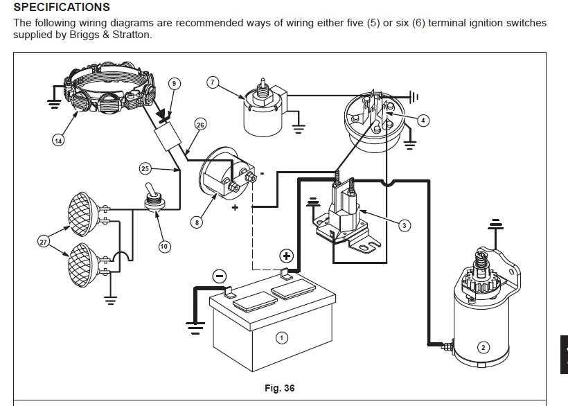 lawn mower wiring diagram