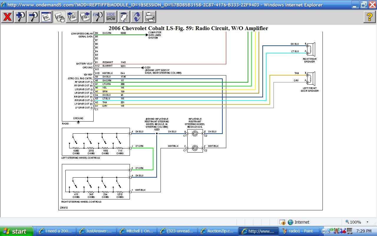 2008 chevy malibu radio wiring diagram