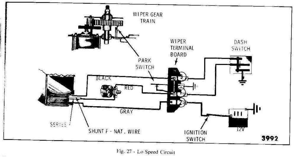 wiper motor wiring diagram