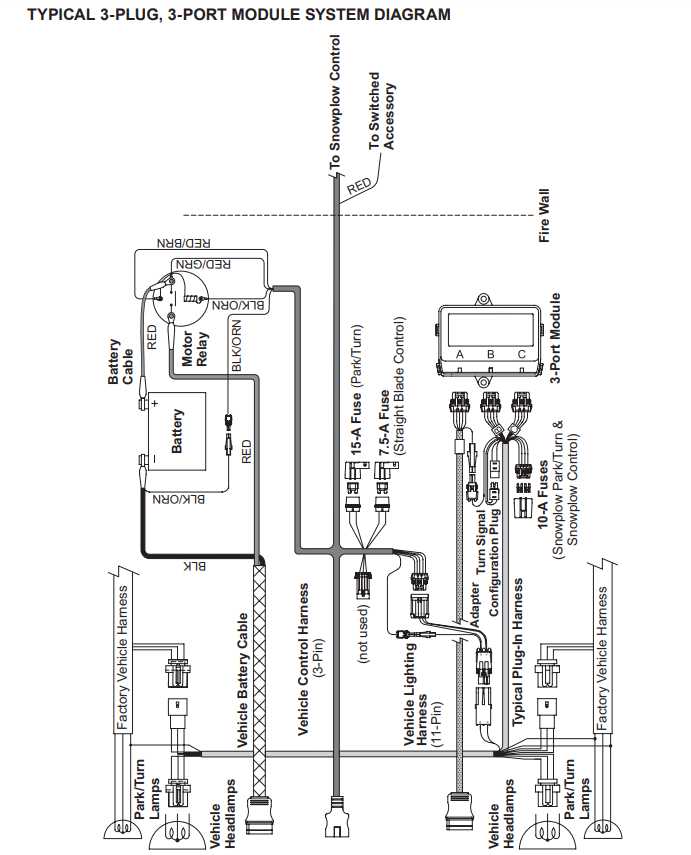 western snow plow controller wiring diagram