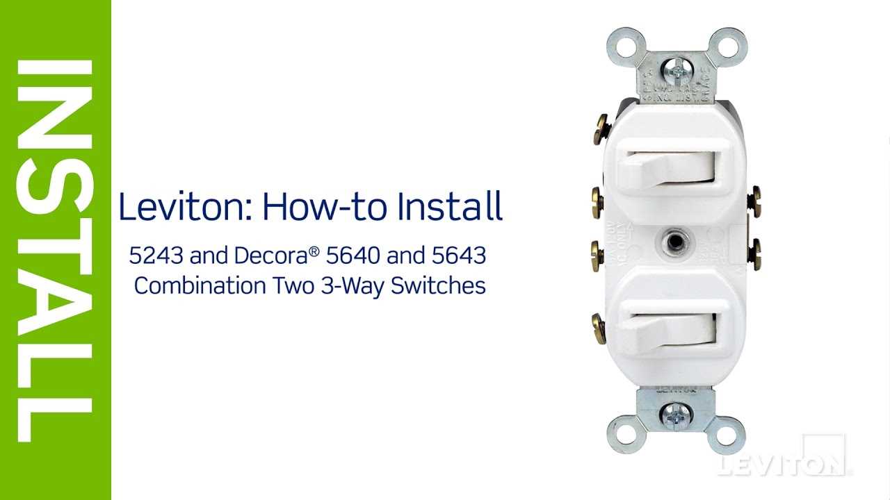 leviton switch wiring diagram 3 way