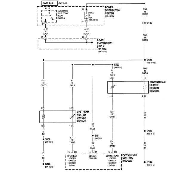 o2 sensor wiring diagram toyota