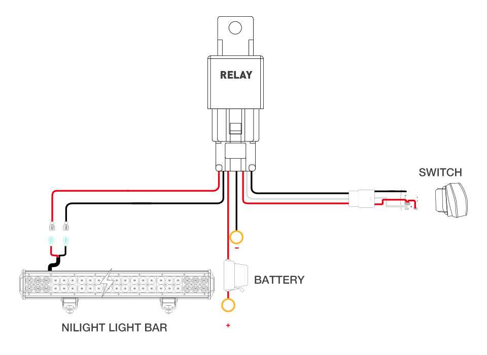 light bar wiring diagram with relay