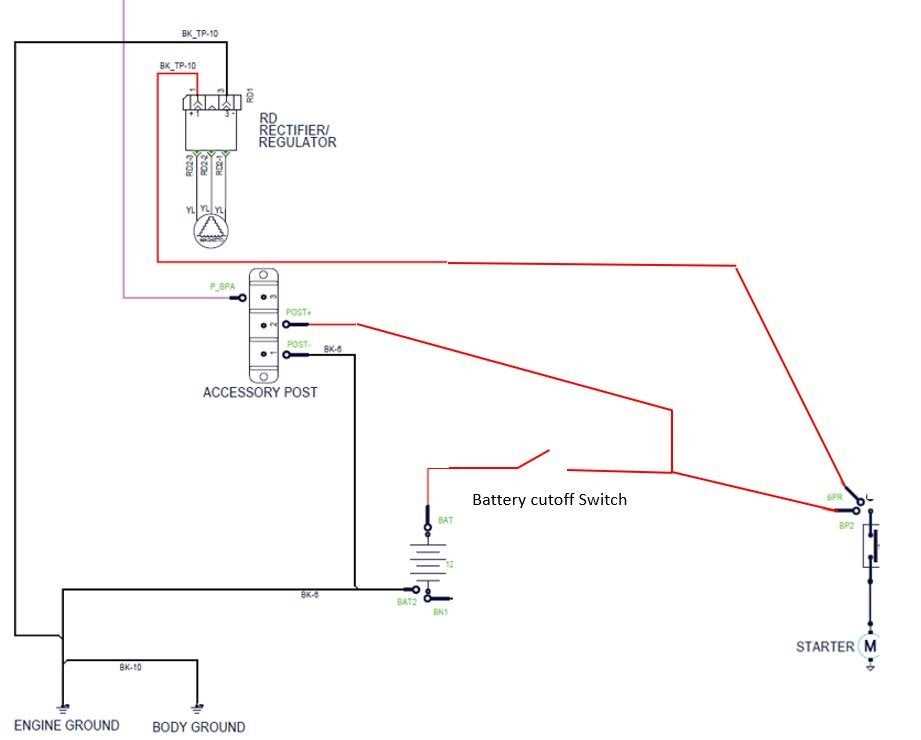 battery cut off switch wiring diagram