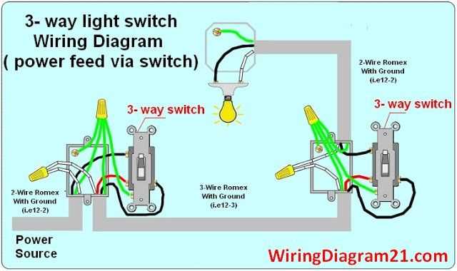 three way wiring diagram